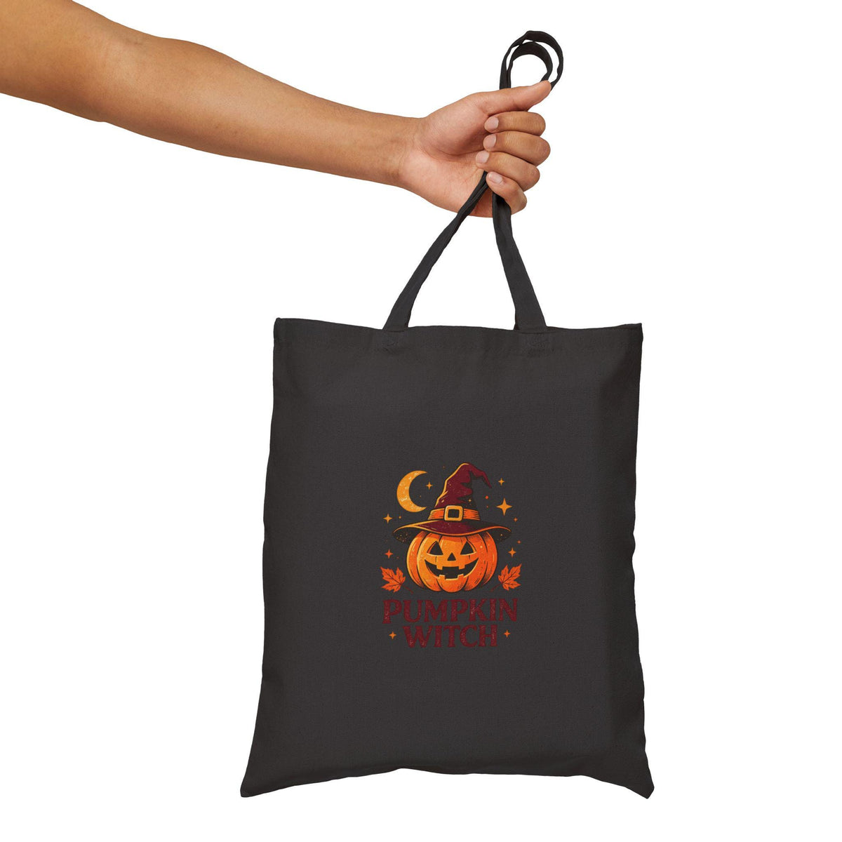 Pumpkin Witch Tote Bag