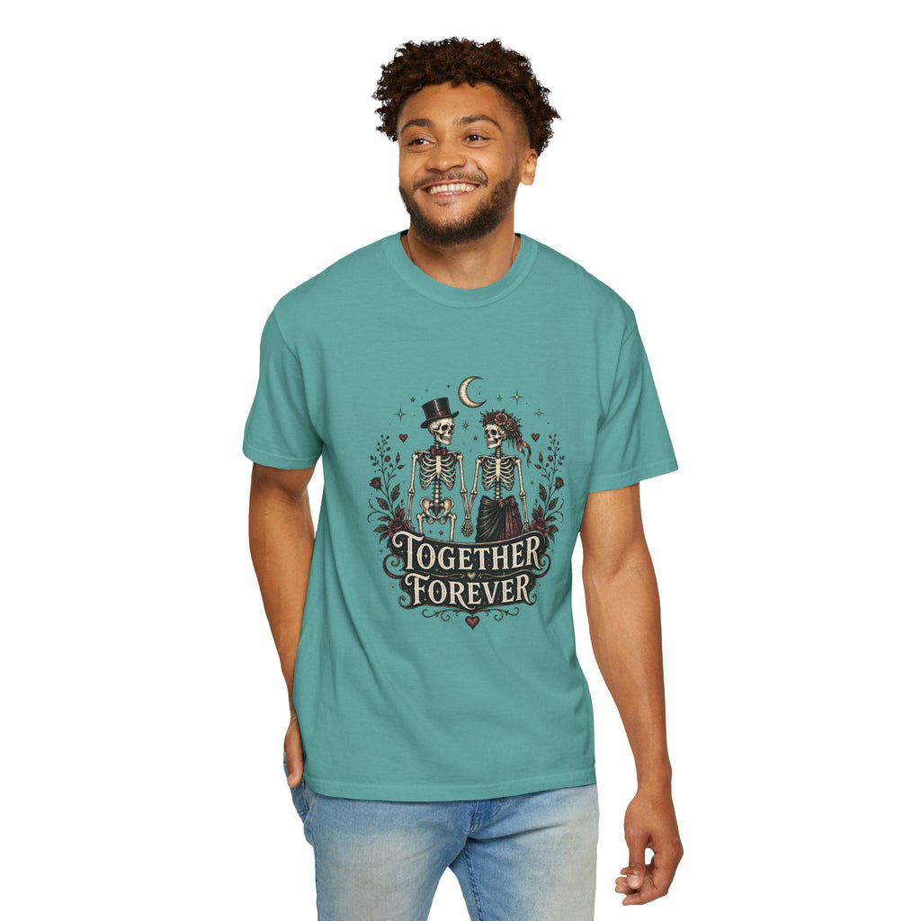 Skeleton Couple Together Forever T-Shirt | Dia de los Muertos Love