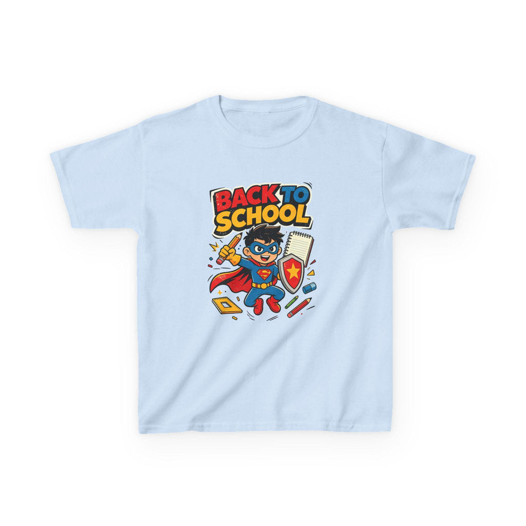 Back to School Superhero Kids Tee | Children's First Day Shirt | School Gift for Boys Girls | Elementary Student Outfit | Preschool
