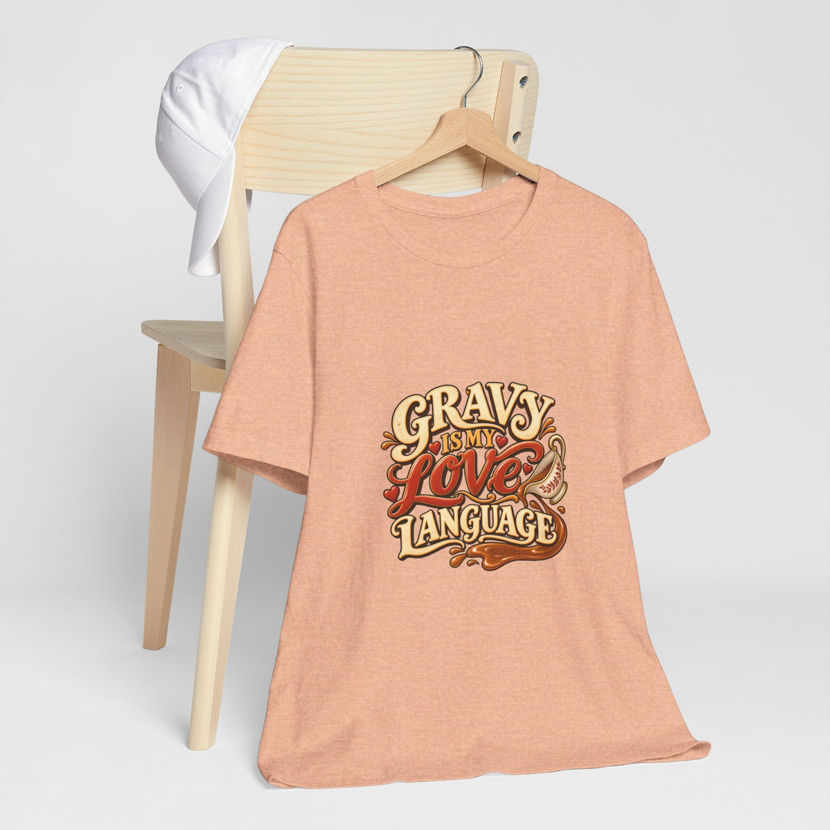 Gravy Is My Love Language T-Shirt — Funny Thanksgiving Foodie Tee, Turkey Dinner Humor Shirt, Fall Gift