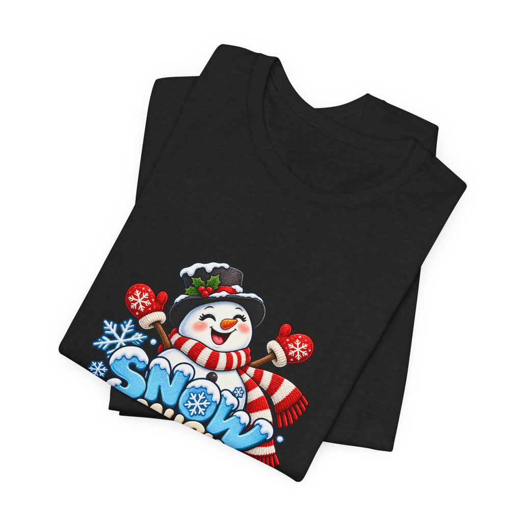 Snow Much Fun T-Shirt – Cute Snowman Holiday Tee