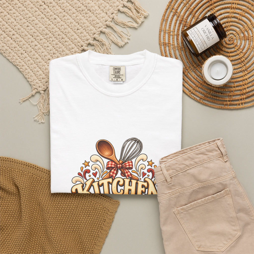 Kitchen Chaos Coordinator T-Shirt — Funny Thanksgiving Chef Shirt, Holiday Cooking Humor Tee, Baker Gift