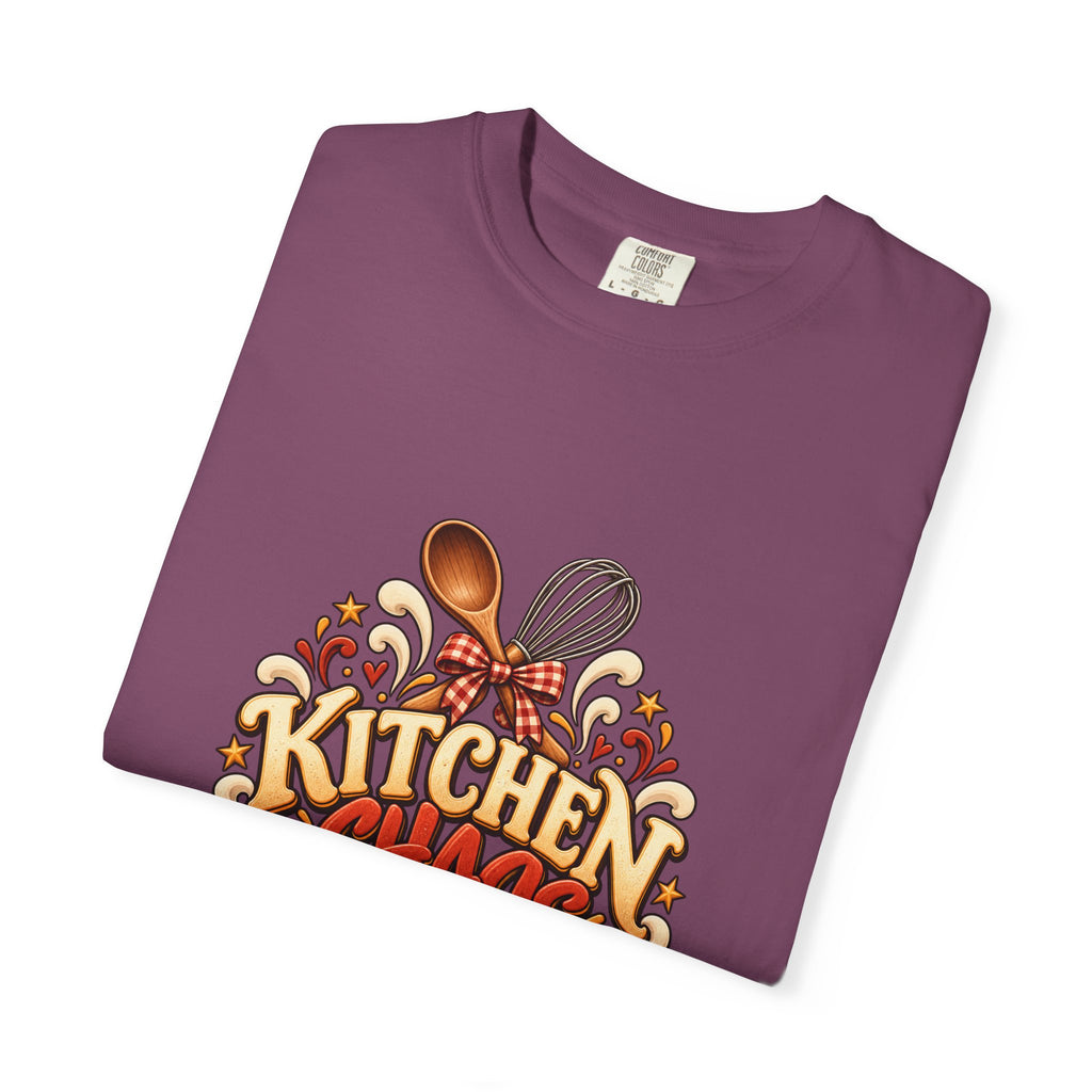 Kitchen Chaos Coordinator T-Shirt — Funny Thanksgiving Chef Shirt, Holiday Cooking Humor Tee, Baker Gift
