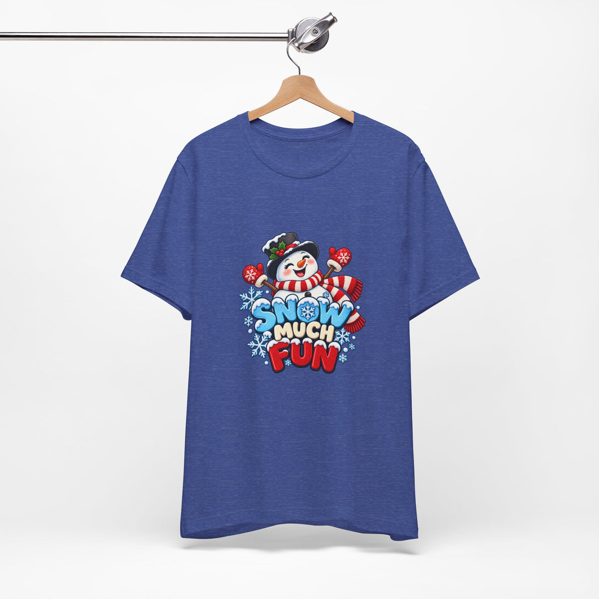 Snow Much Fun T-Shirt – Cute Snowman Holiday Tee
