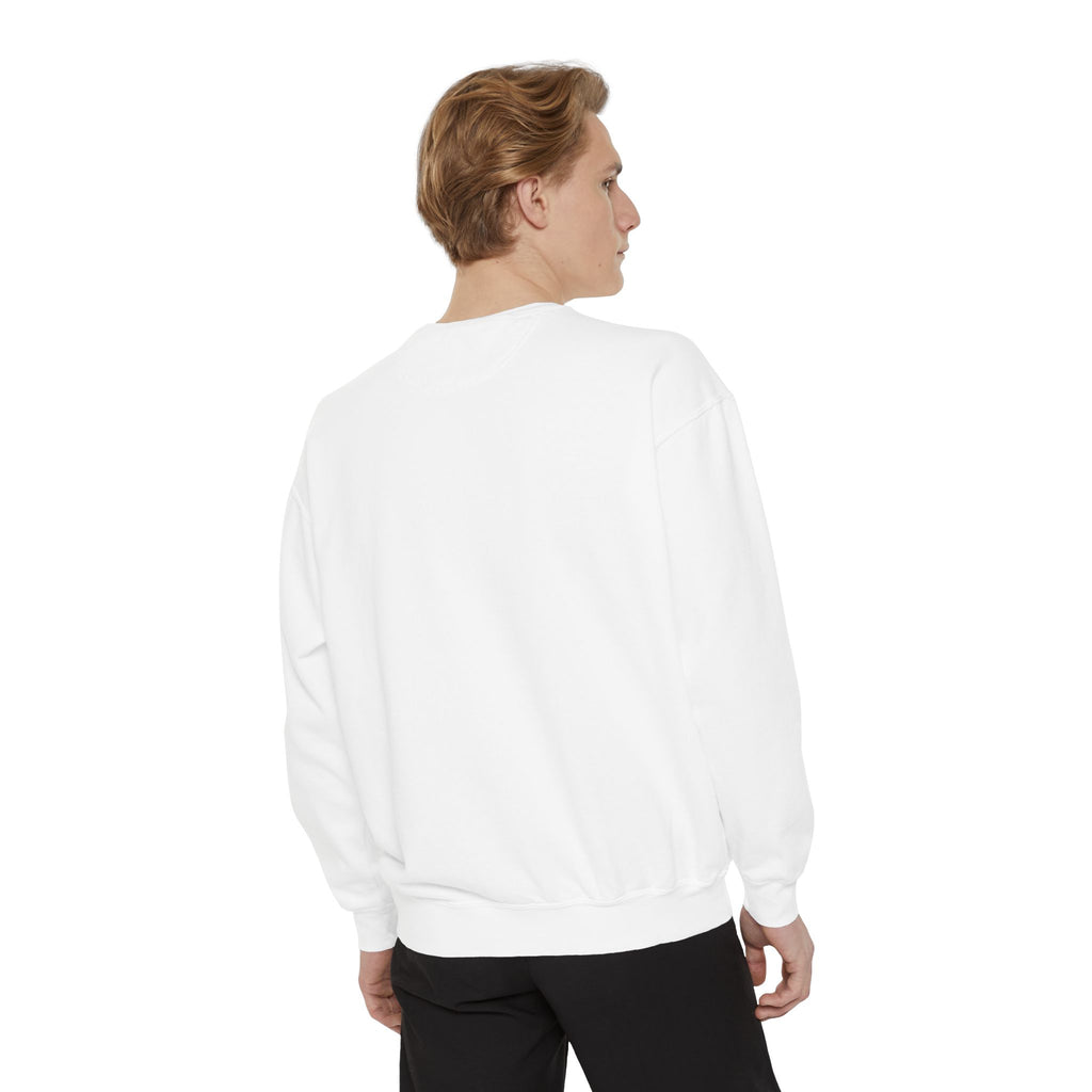 Cozy Nighttime Library Scene Sweatshirt | Reading Nook Illustration