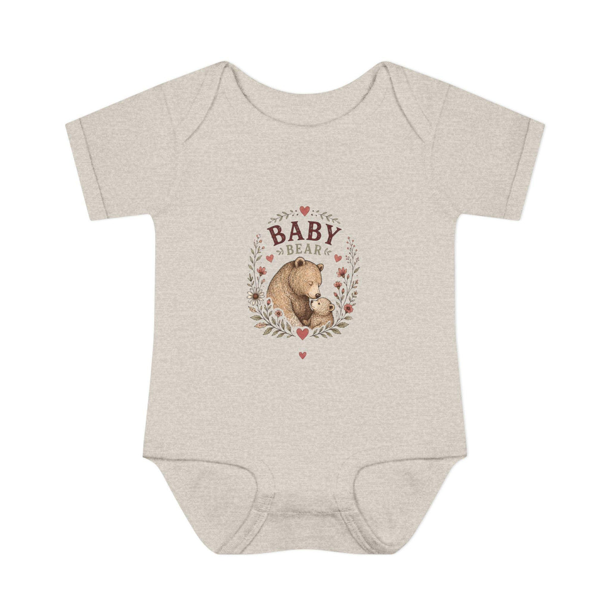 Baby Bear illustration Infant Bodysuit | Woodland Nursery, Cute Bear