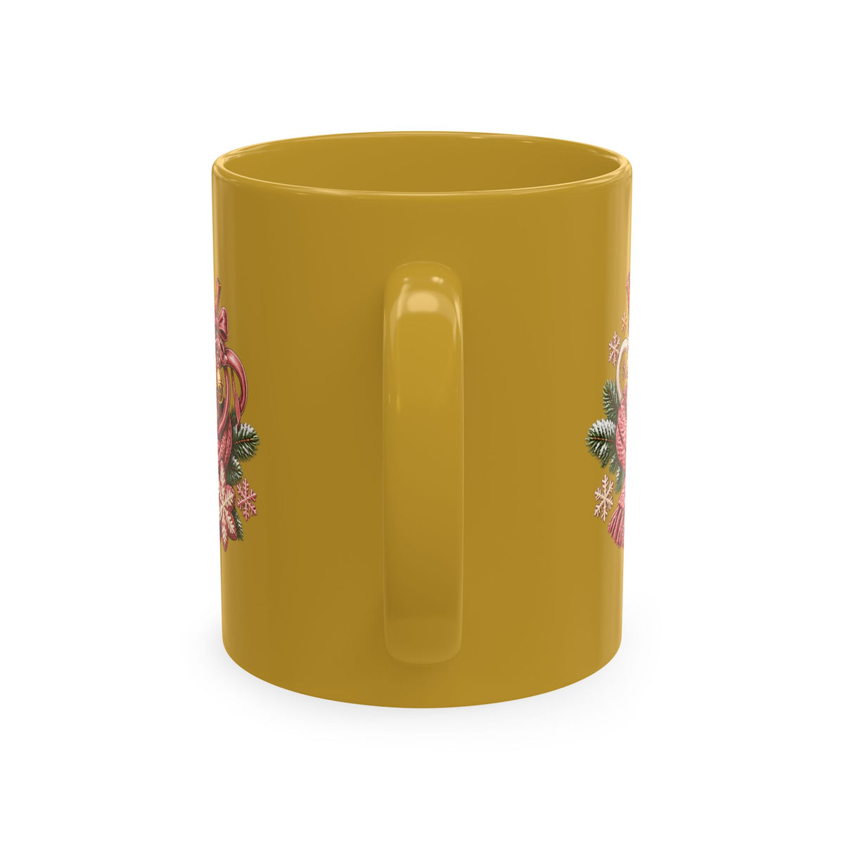 Warm Wishes & Winter Sips Christmas Ceramic Mug