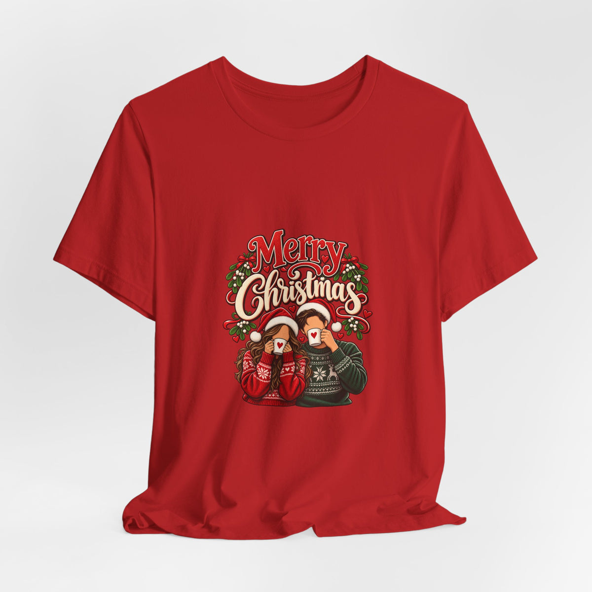 Merry Christmas Couple Tee