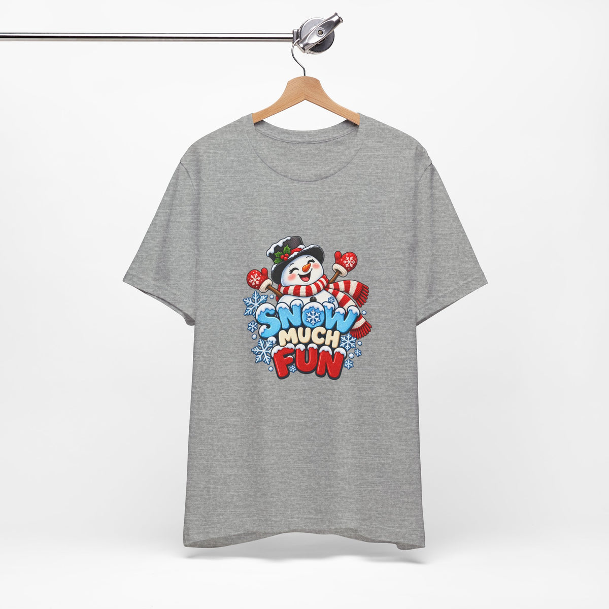 Snow Much Fun T-Shirt – Cute Snowman Holiday Tee