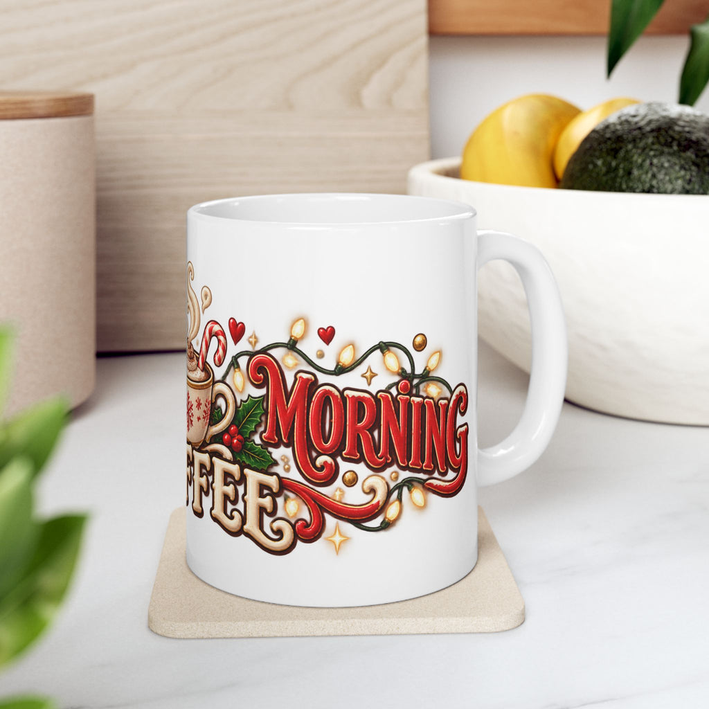 Christmas Coffee Mug – Festive Holiday Ceramic Coffee Cup (11oz/15oz)