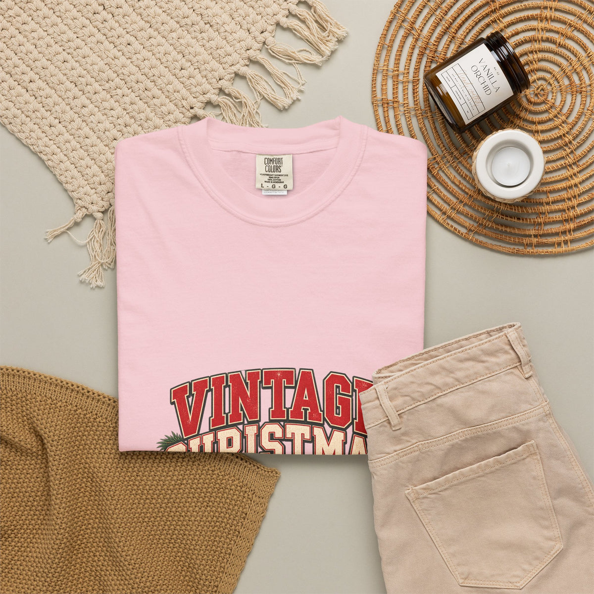 Vintage Christmas T-Shirt — Retro Holiday Graphic Tee
