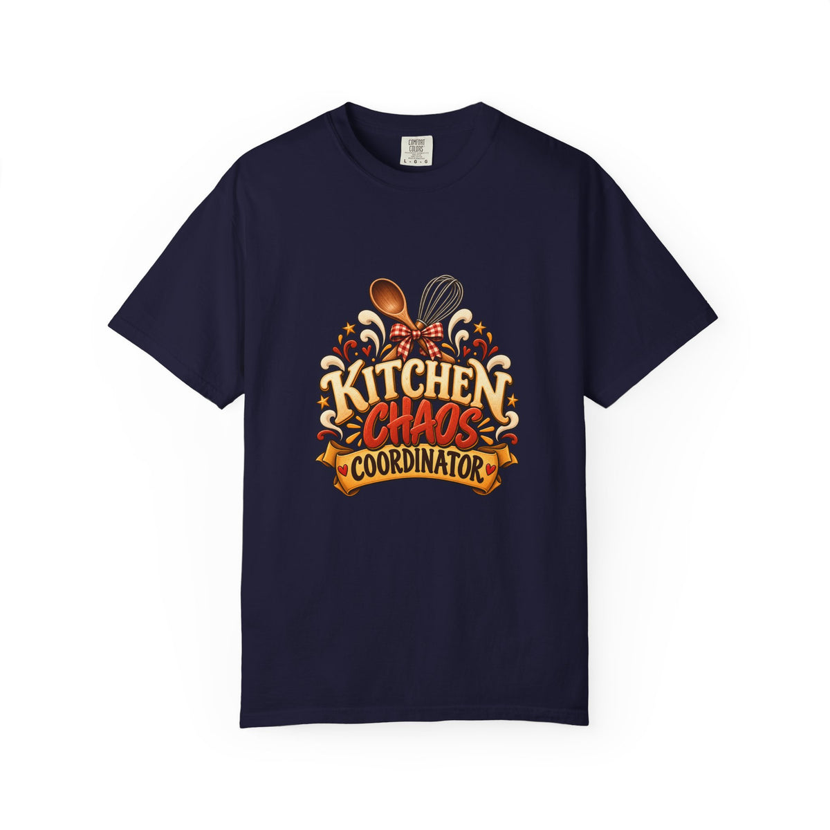 Kitchen Chaos Coordinator T-Shirt — Funny Thanksgiving Chef Shirt, Holiday Cooking Humor Tee, Baker Gift