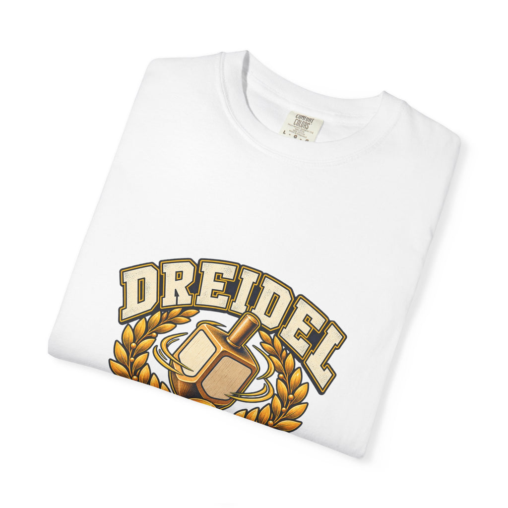 Dreidel Champion T-shirt | Hanukkah Dreidel Design, Winner Banner