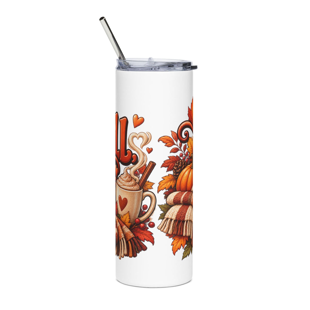 Hello Fall Goodbye Pants Tumbler — 20oz Stainless Steel Funny Fall Coffee Tumbler, Cozy Autumn Gift for Her