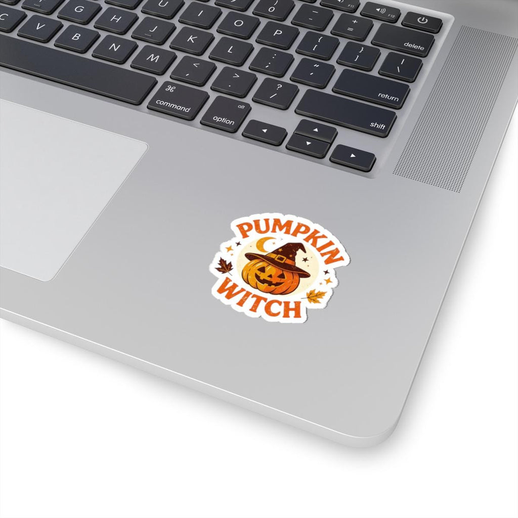 Halloween Pumpkin Witch Sticker | Spooky Jack O Lantern Decal