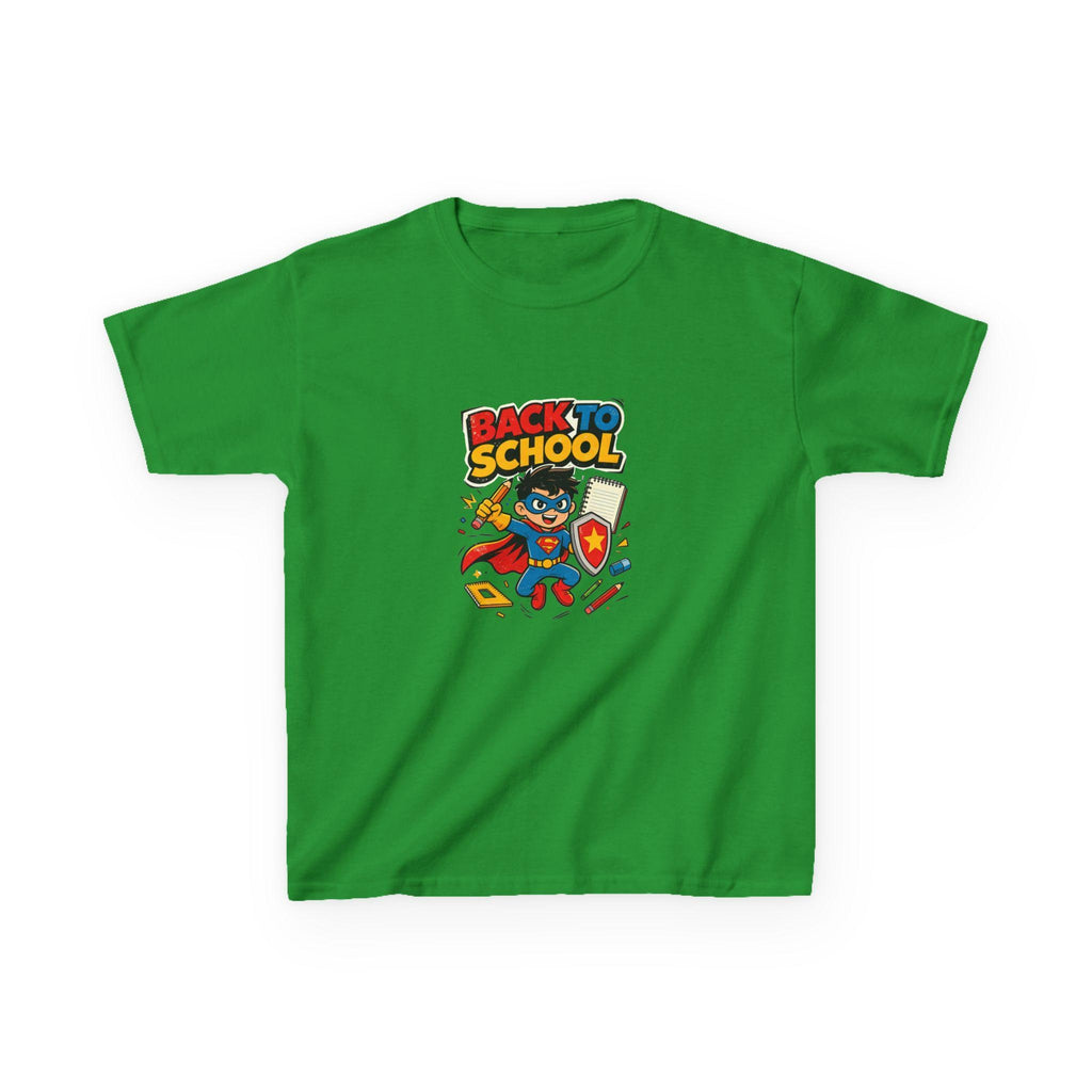 Back to School Superhero Kids Tee | Cute School Supplies Design