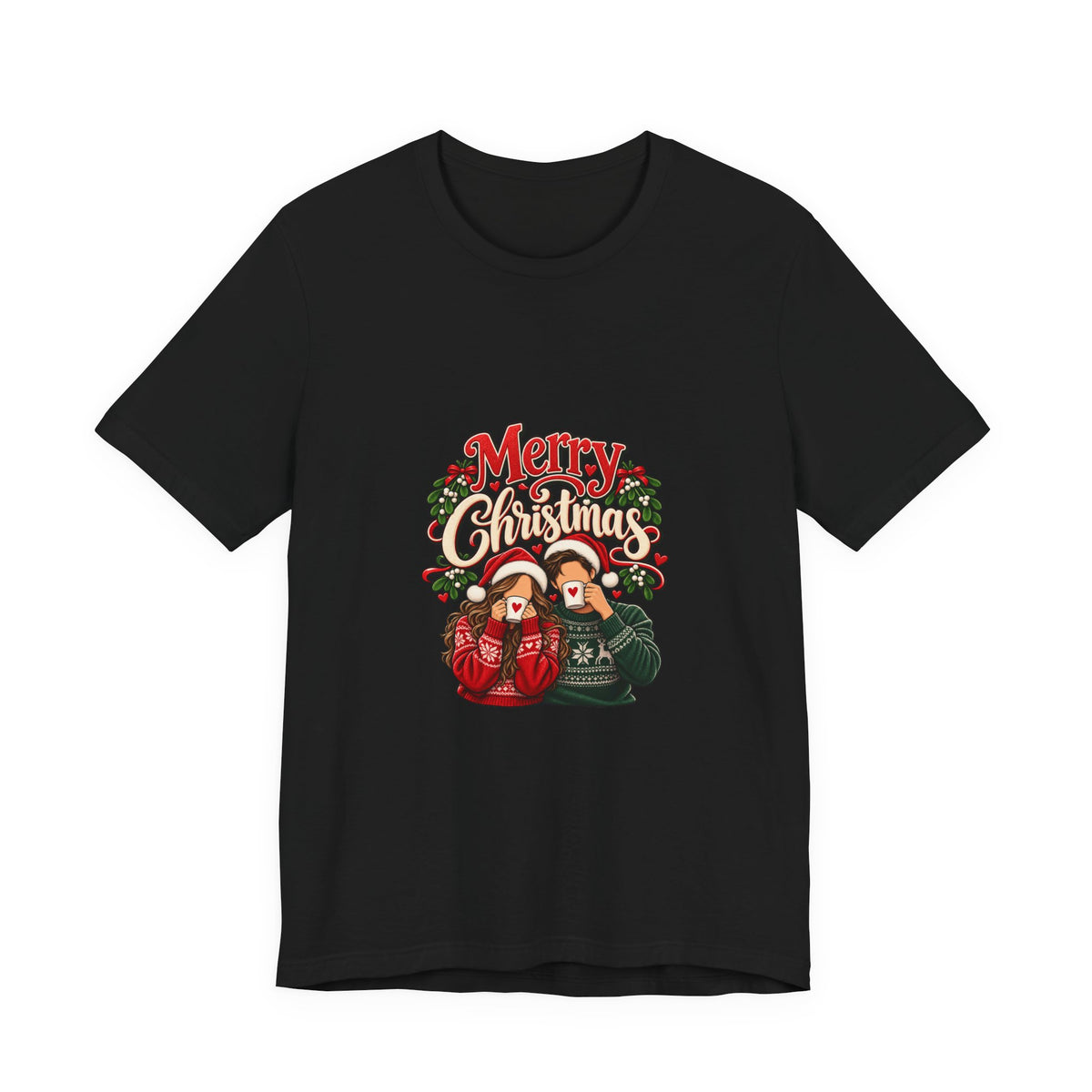 Merry Christmas Couple Tee