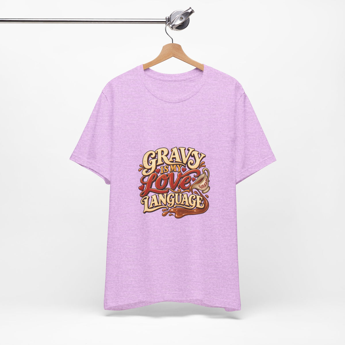 Gravy Is My Love Language T-Shirt — Funny Thanksgiving Foodie Tee, Turkey Dinner Humor Shirt, Fall Gift