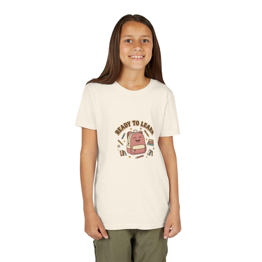 Ready to Learn Backpack Youth Tee | Back to School Kids Shirt