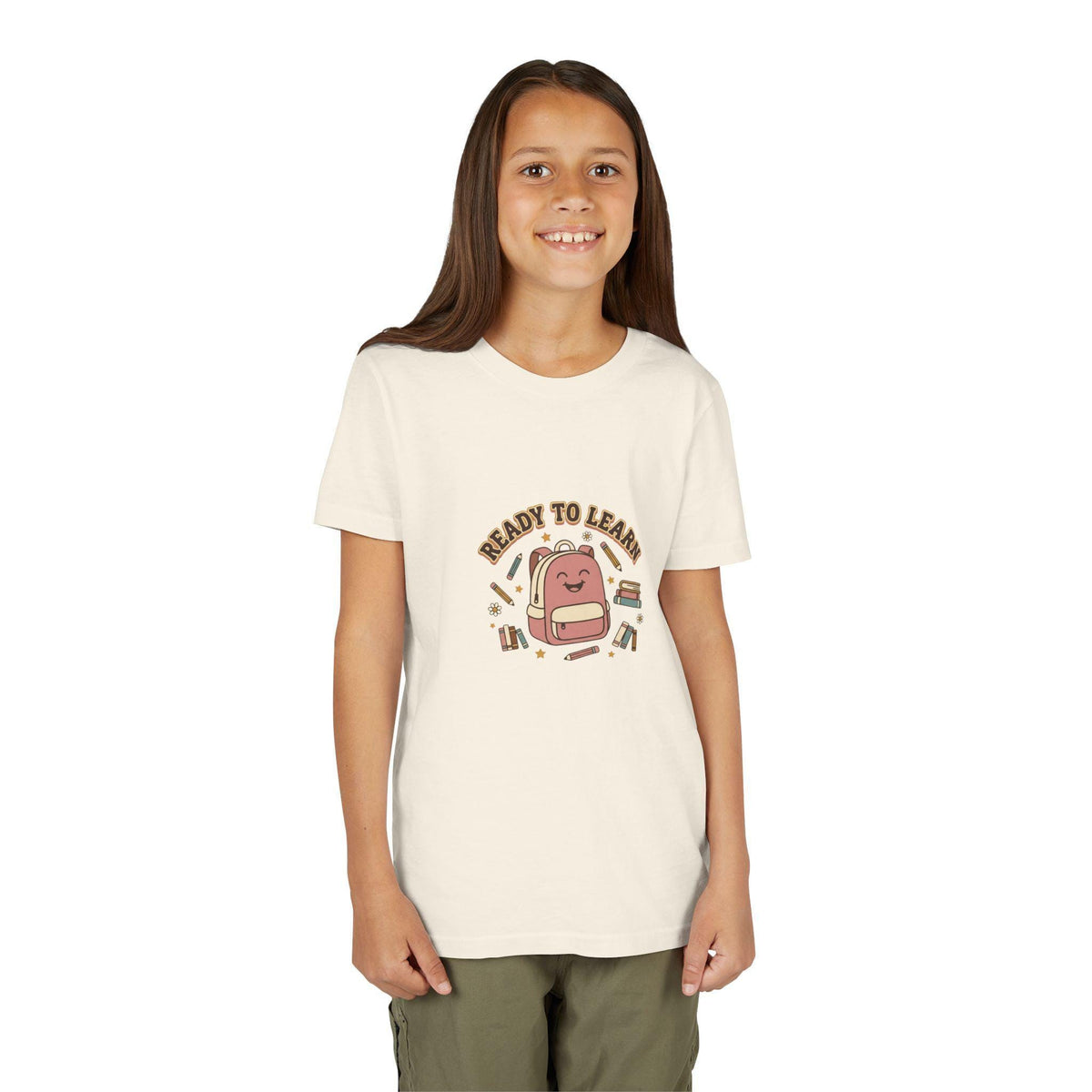 Ready to Learn Backpack Youth Tee | Back to School Kids Shirt