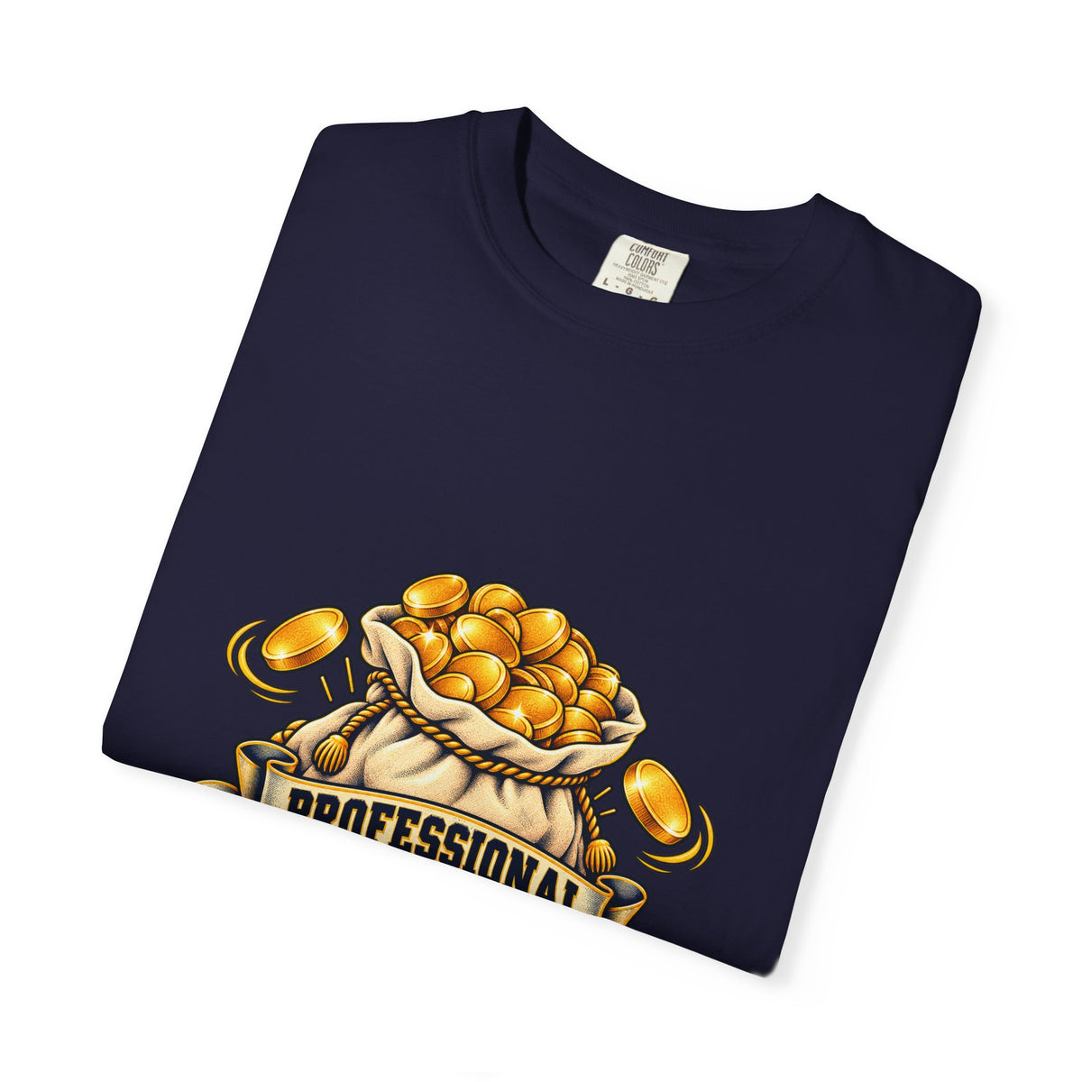 Professional Gelt Collector T-Shirt | Hanukkah Chanukah Chocolate Coin Design