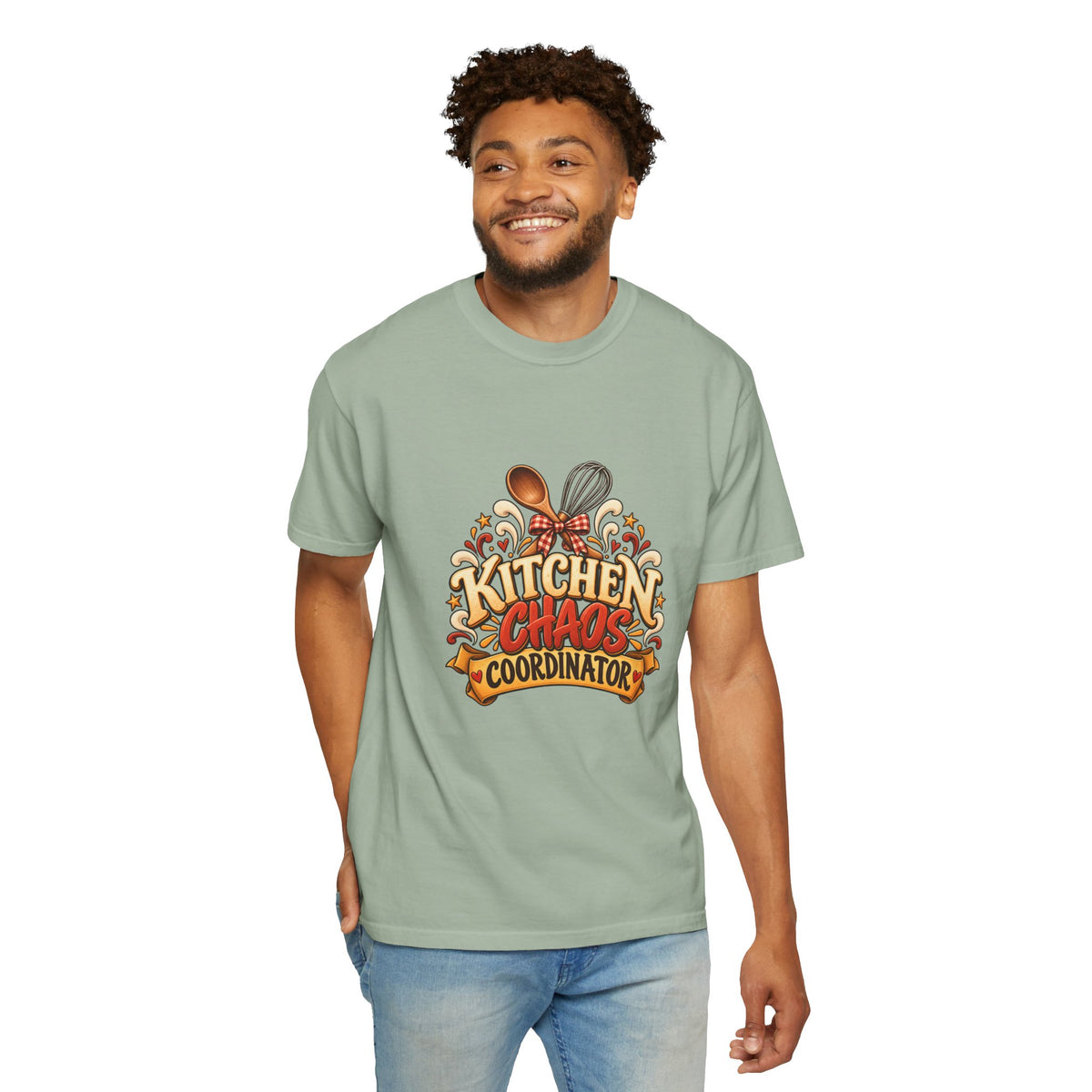 Kitchen Chaos Coordinator T-Shirt — Funny Thanksgiving Chef Shirt, Holiday Cooking Humor Tee, Baker Gift
