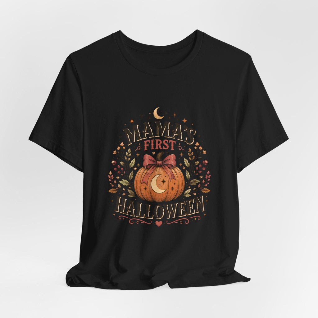 Mama's First Halloween T-Shirt | Pumpkin Baby Tee, New Mom Halloween Shirt