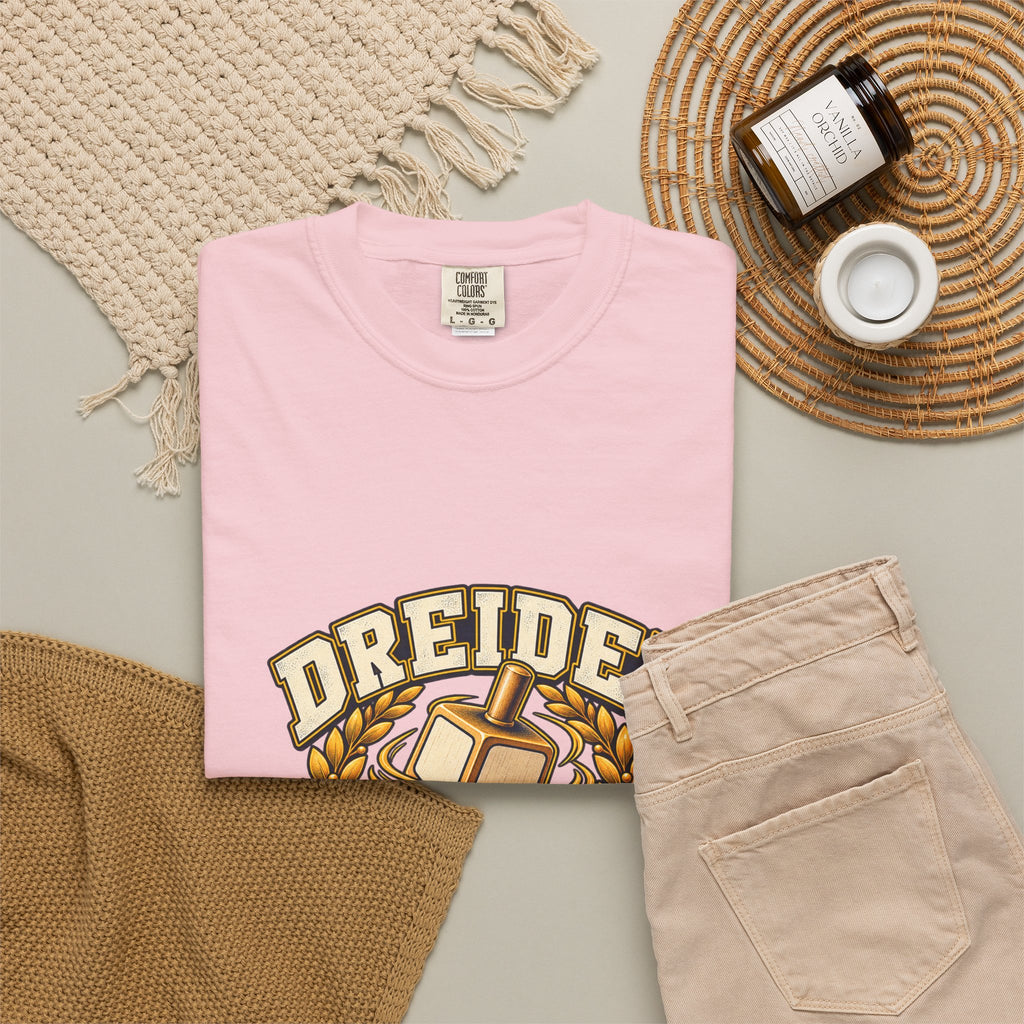 Dreidel Champion T-shirt | Hanukkah Dreidel Design, Winner Banner