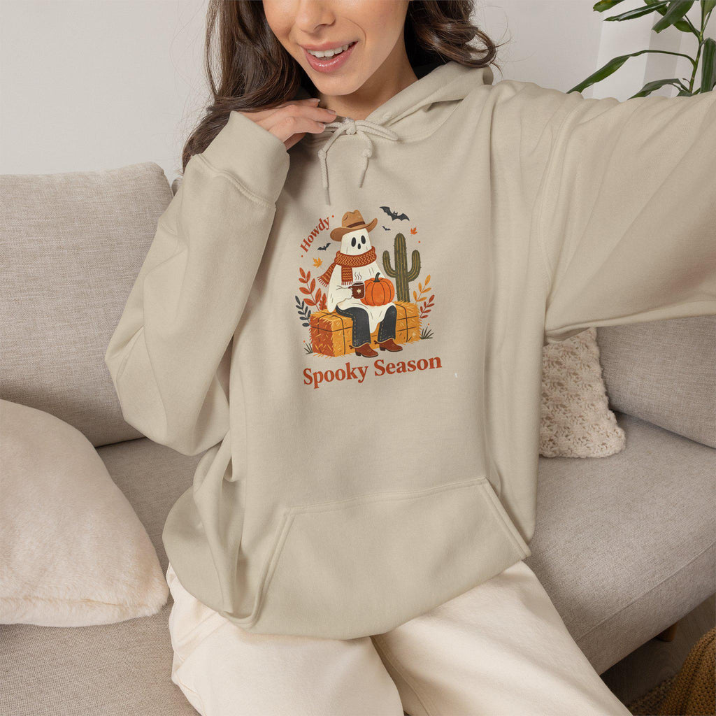 Howdy Spooky Season Ghost Hoodie