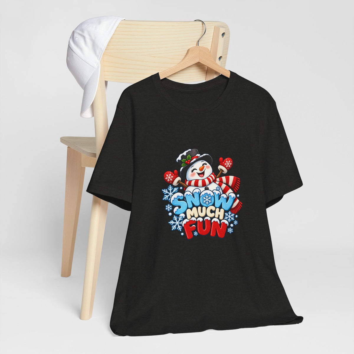 Snow Much Fun T-Shirt – Cute Snowman Holiday Tee