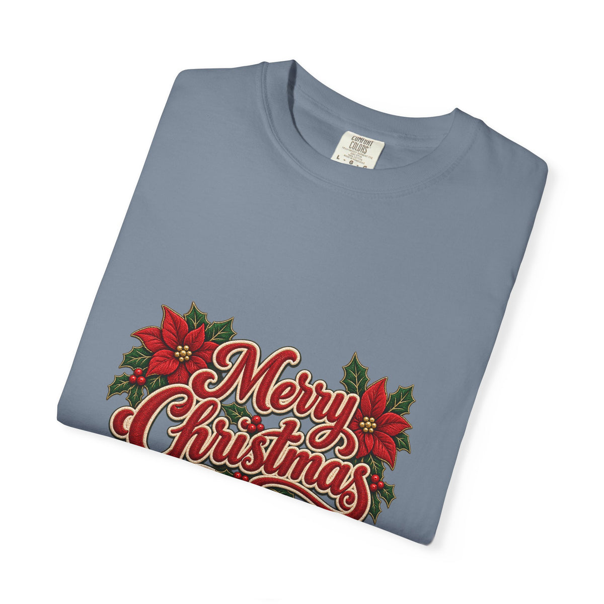 Merry Christmas Poinsettia T-Shirt