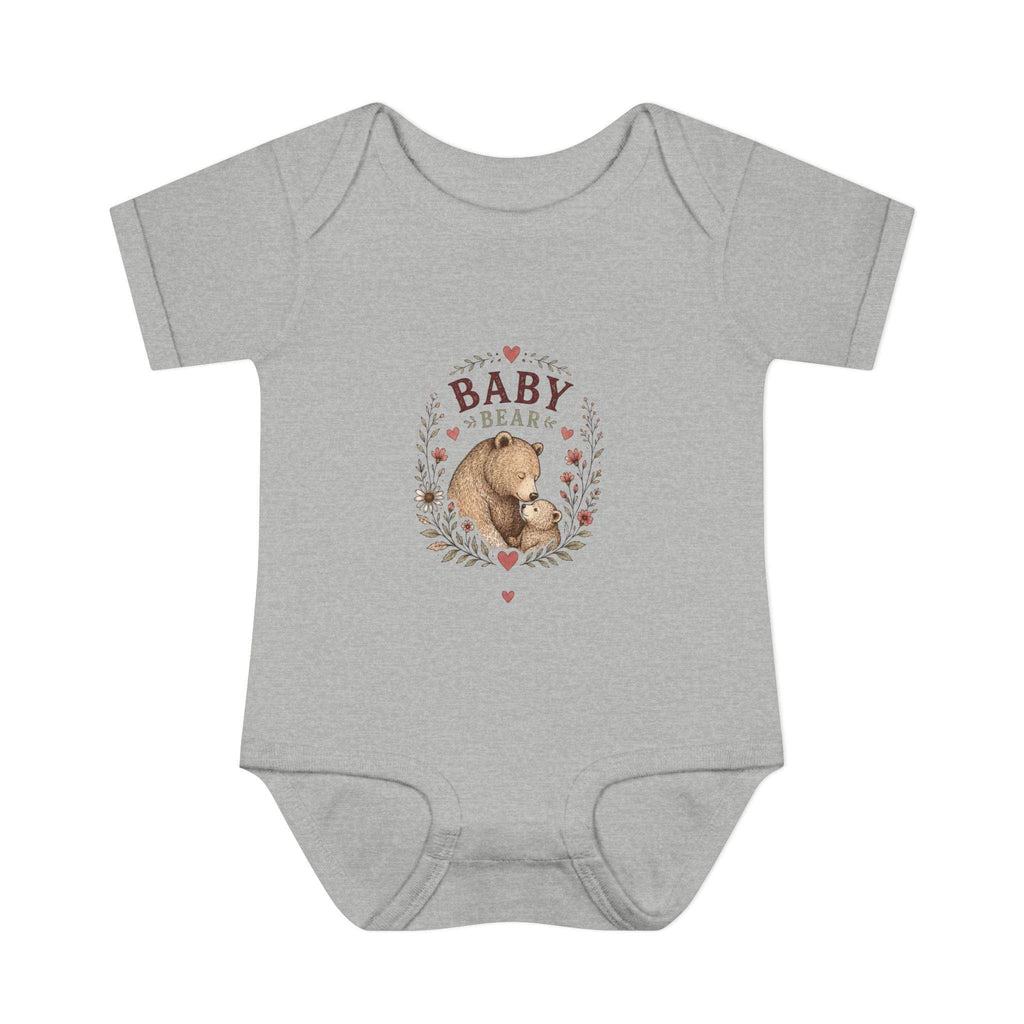 Baby Bear illustration Infant Bodysuit | Woodland Nursery, Cute Bear