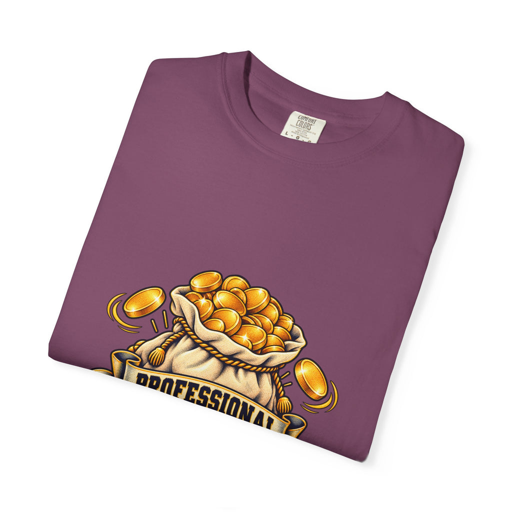 Professional Gelt Collector T-Shirt | Hanukkah Chanukah Chocolate Coin Design