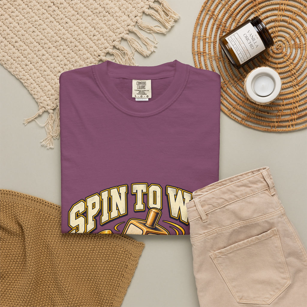 Spin to Win Dreidel T-shirt | Hanukkah Chanukah Festival Design