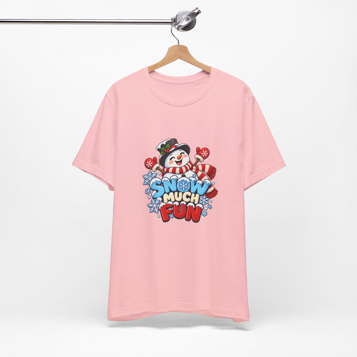 Snow Much Fun T-Shirt – Cute Snowman Holiday Tee