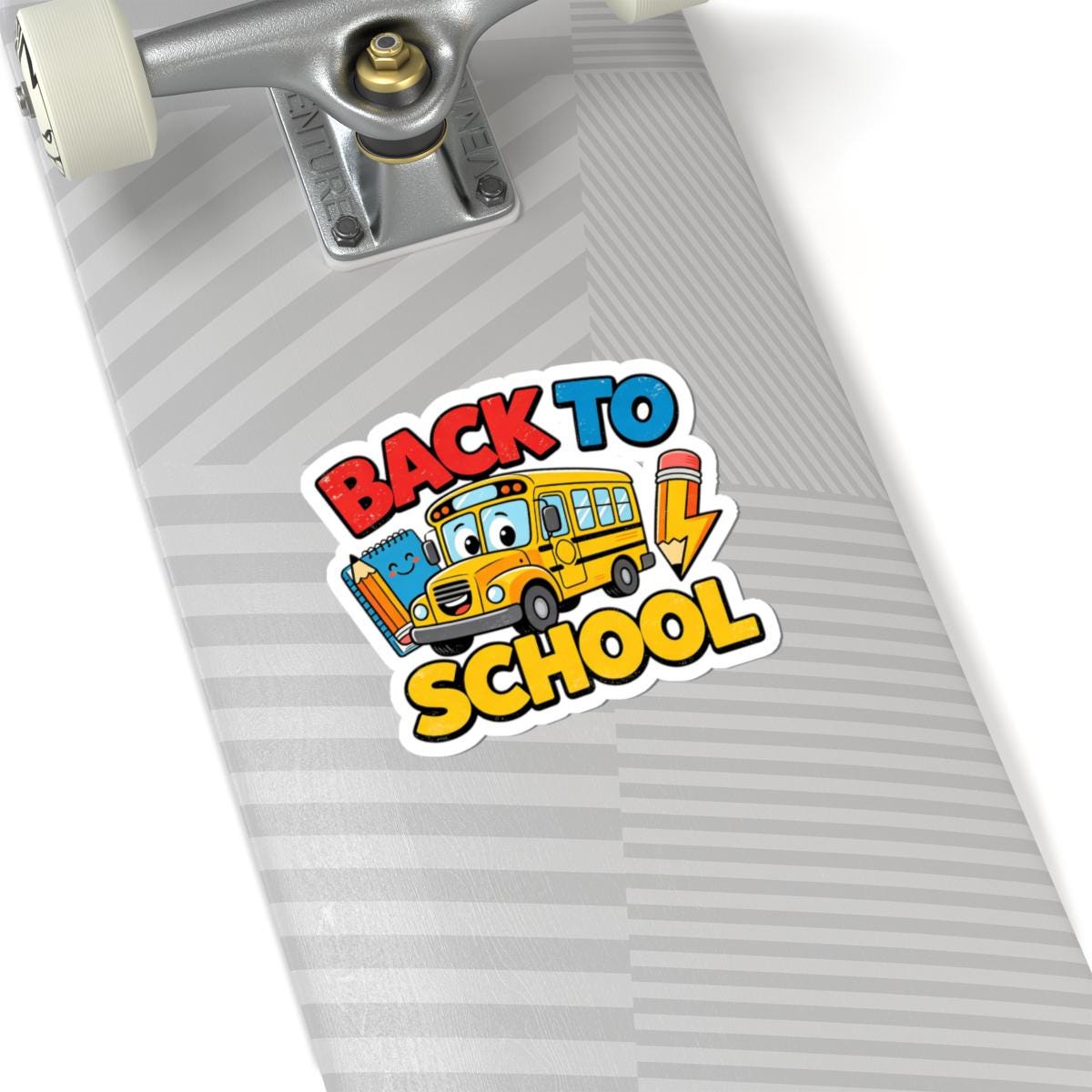 Back To School Schoolbus Kids Sticker