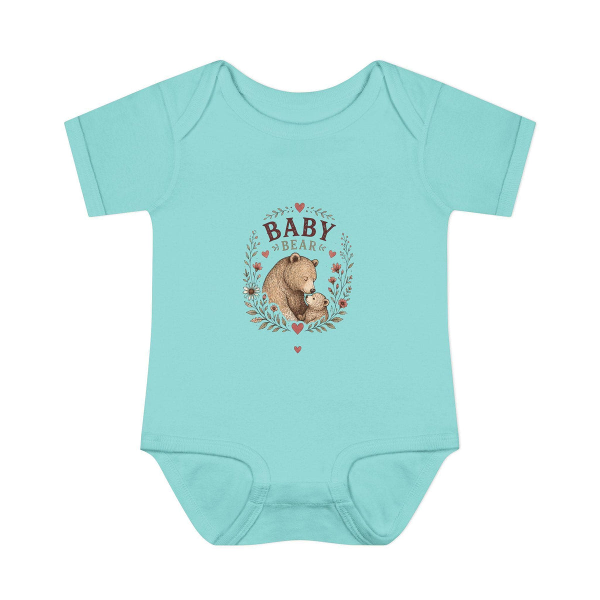 Baby Bear illustration Infant Bodysuit | Woodland Nursery, Cute Bear
