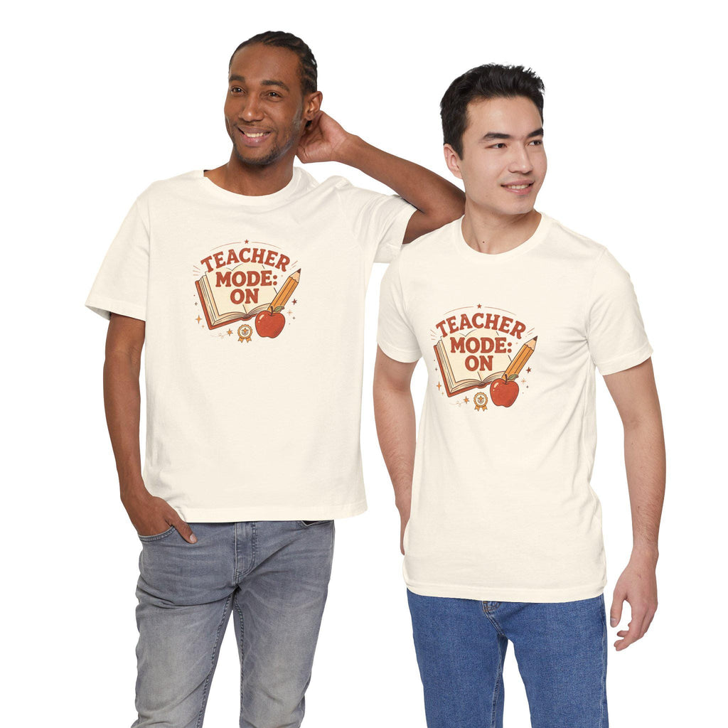 Teacher Mode On T-Shirt | Apple Pencil Book Classroom Design