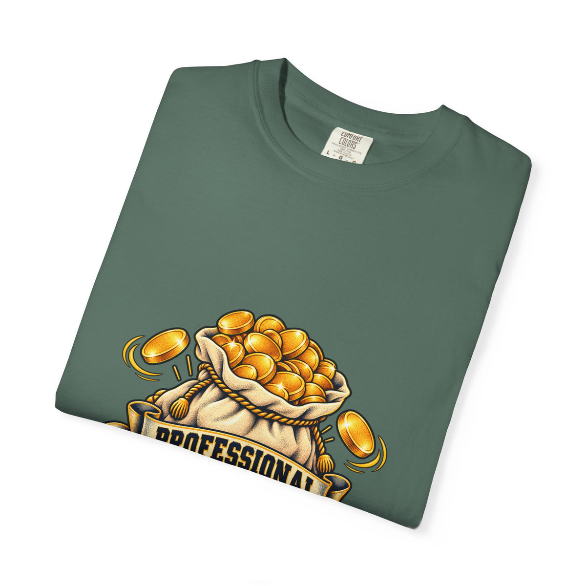 Professional Gelt Collector T-Shirt | Hanukkah Chanukah Chocolate Coin Design