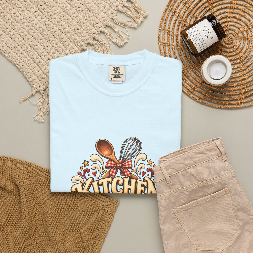 Kitchen Chaos Coordinator T-Shirt — Funny Thanksgiving Chef Shirt, Holiday Cooking Humor Tee, Baker Gift