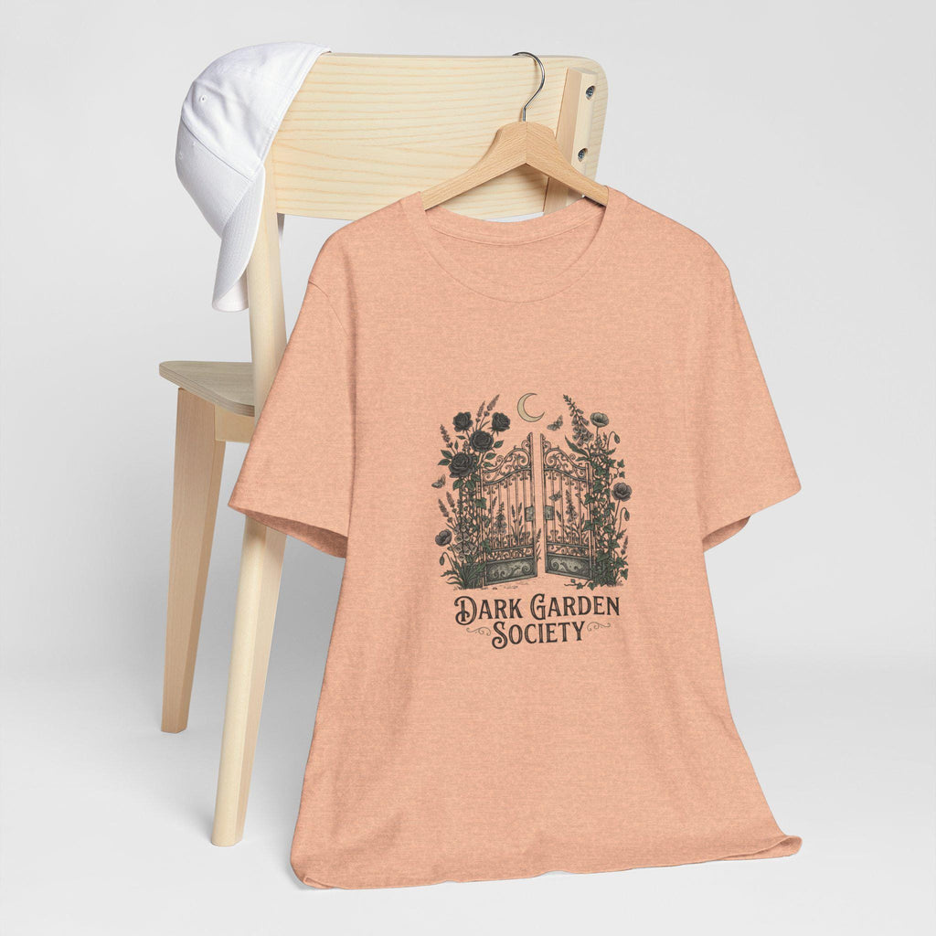 Dark Garden Society Tee | Moon Gate Floral Illustration
