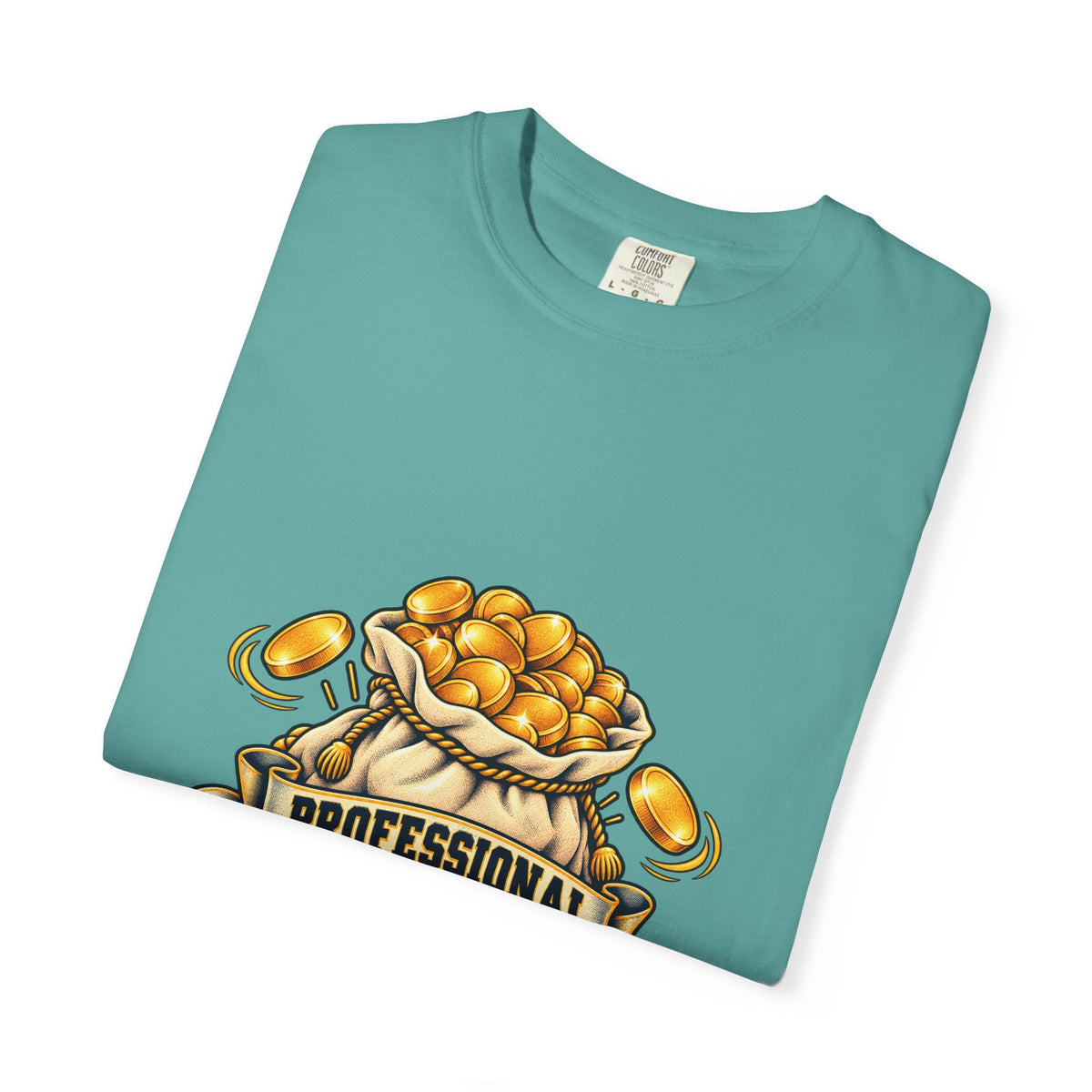 Professional Gelt Collector T-Shirt | Hanukkah Chanukah Chocolate Coin Design