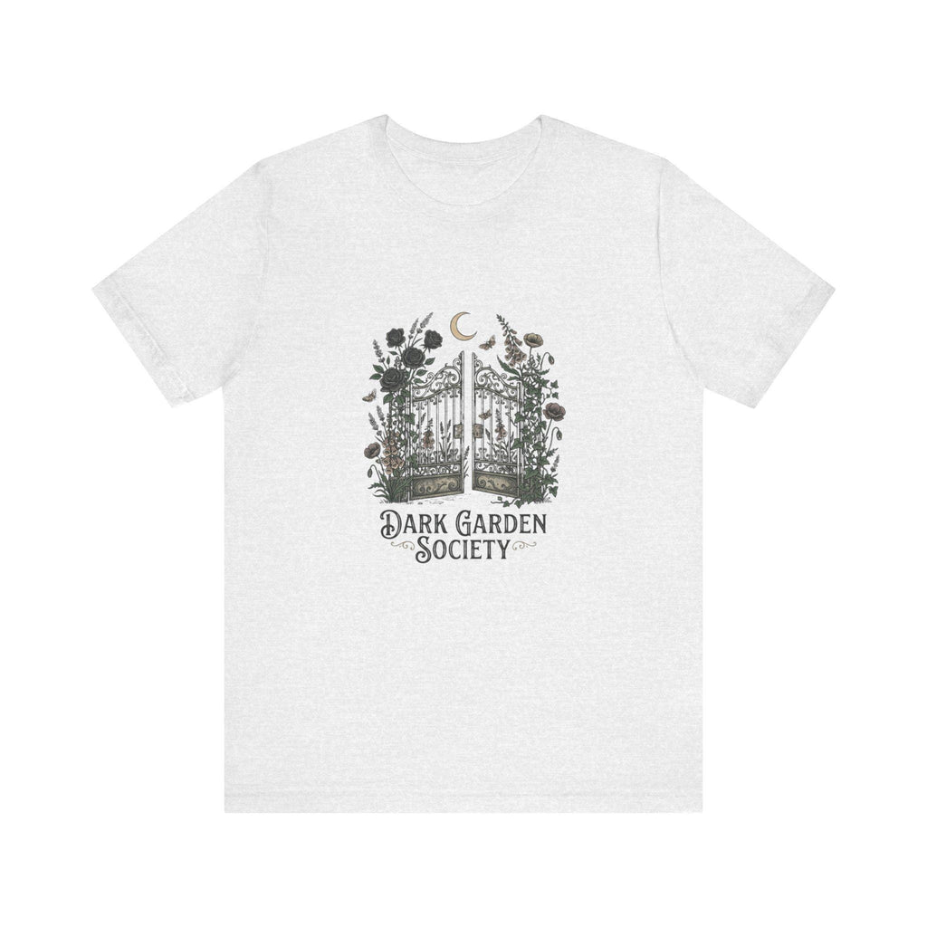 Dark Garden Society Tee | Moon Gate Floral Illustration