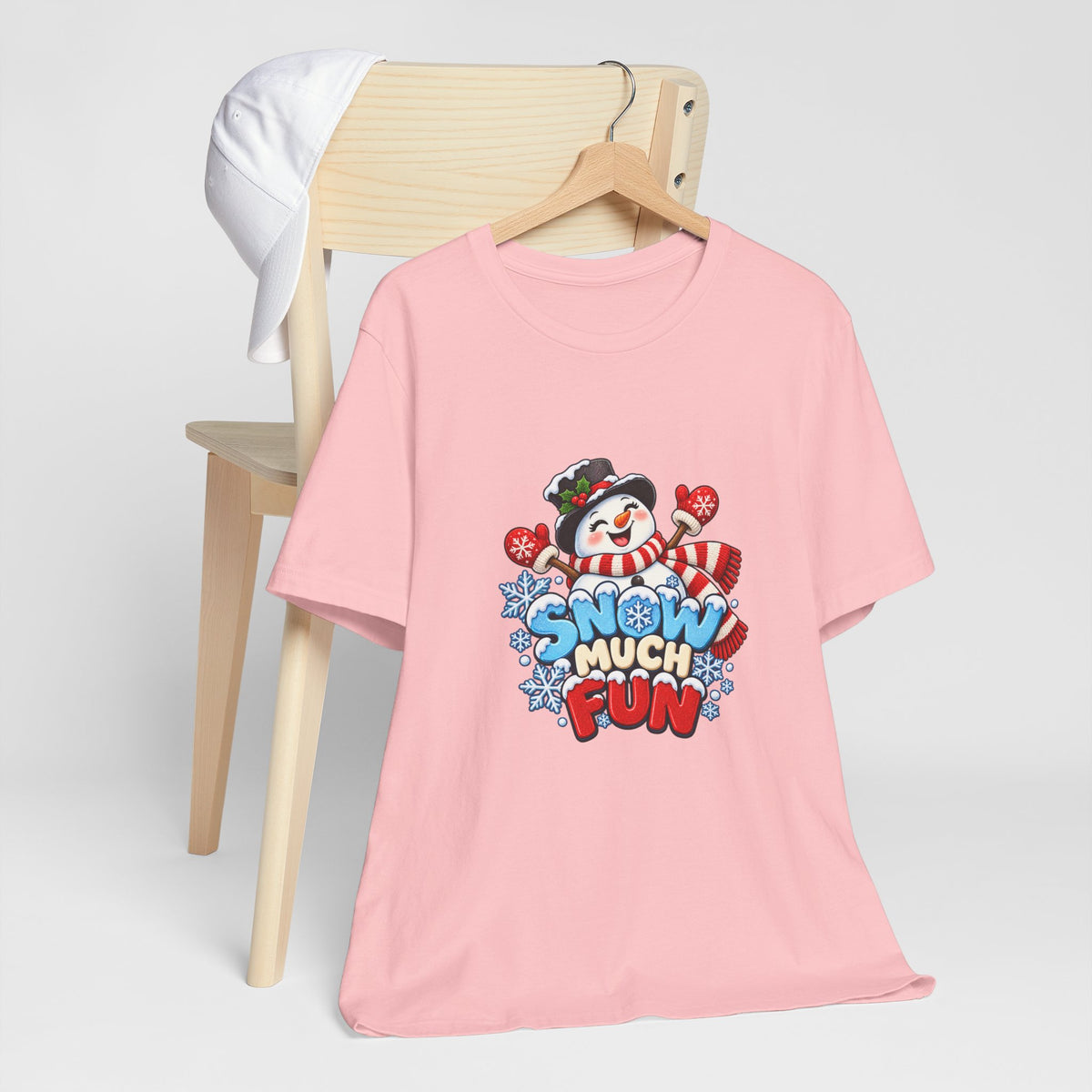 Snow Much Fun T-Shirt – Cute Snowman Holiday Tee