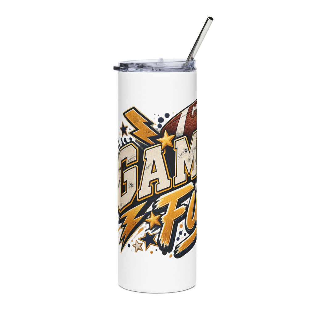 Game Day Fuel Tumbler | Football Graphic 20oz Stainless Steel