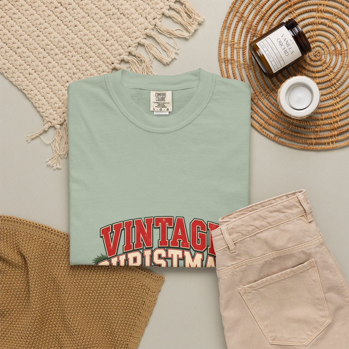 Vintage Christmas T-Shirt — Retro Holiday Graphic Tee