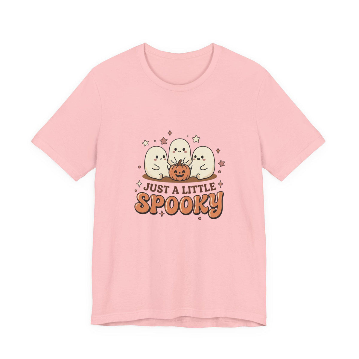 Just a Little Spooky T-Shirt | Cute Ghosts Pumpkin Halloween
