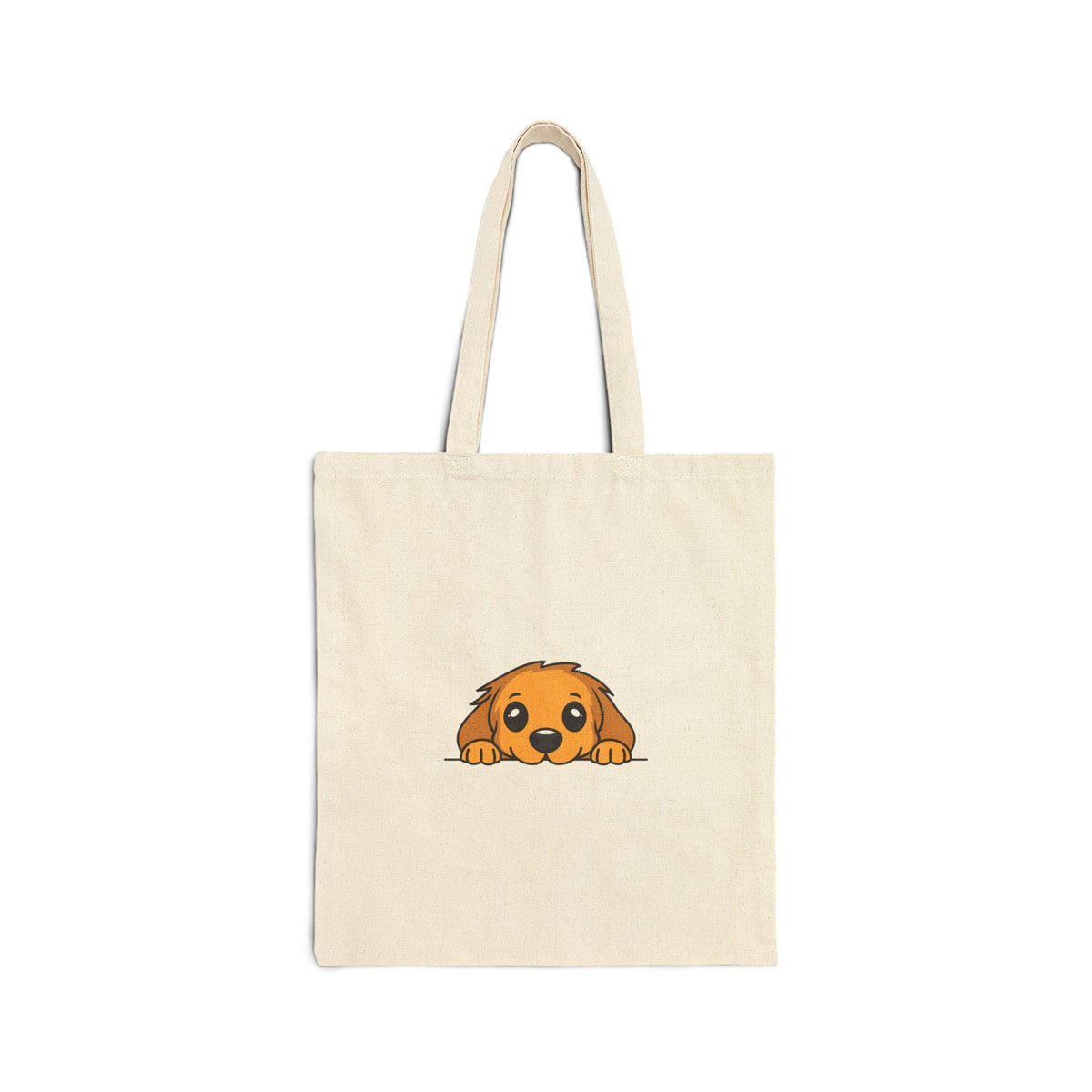 Peeking Puppy Sweat Shorts Tote Bag