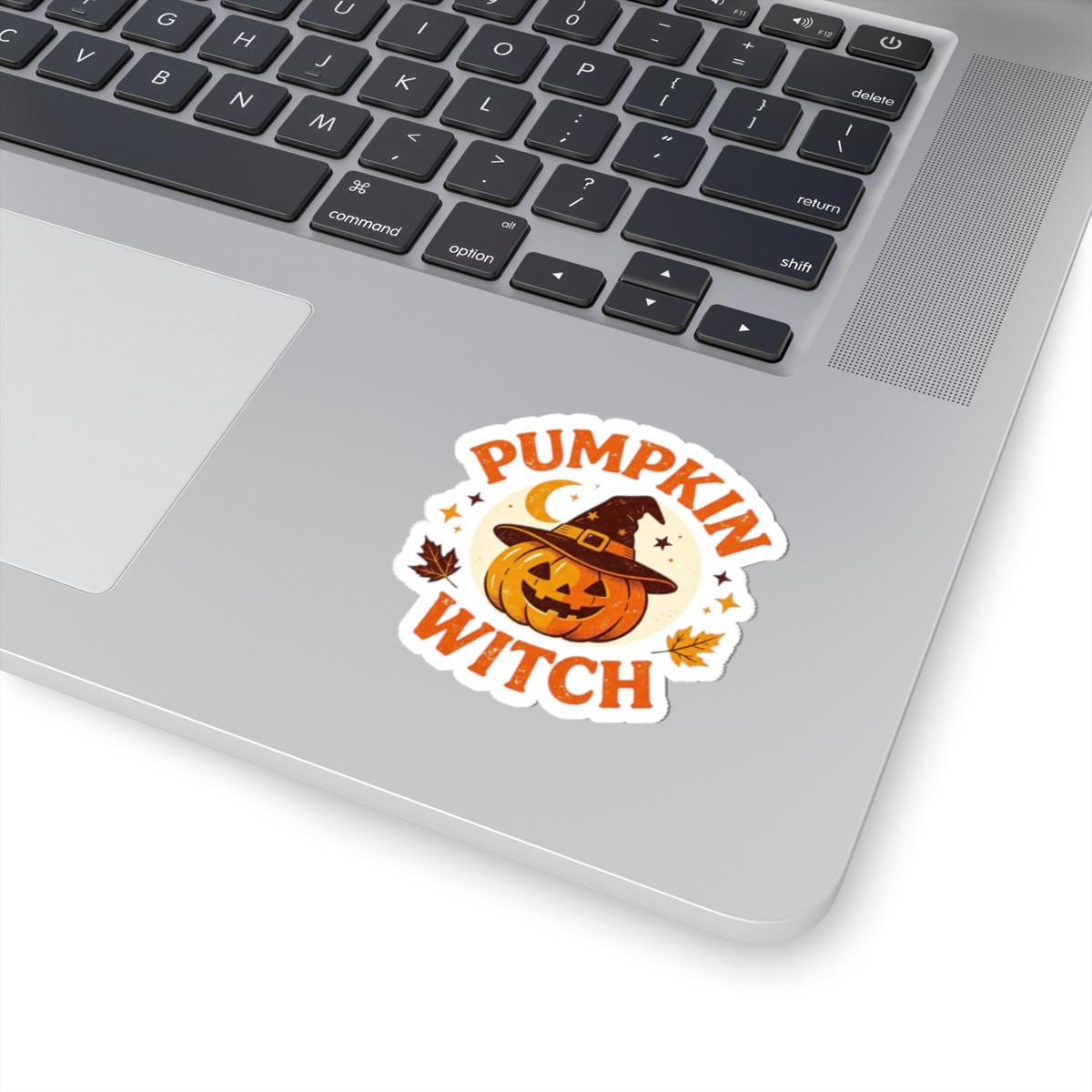Halloween Pumpkin Witch Sticker | Spooky Jack O Lantern Decal
