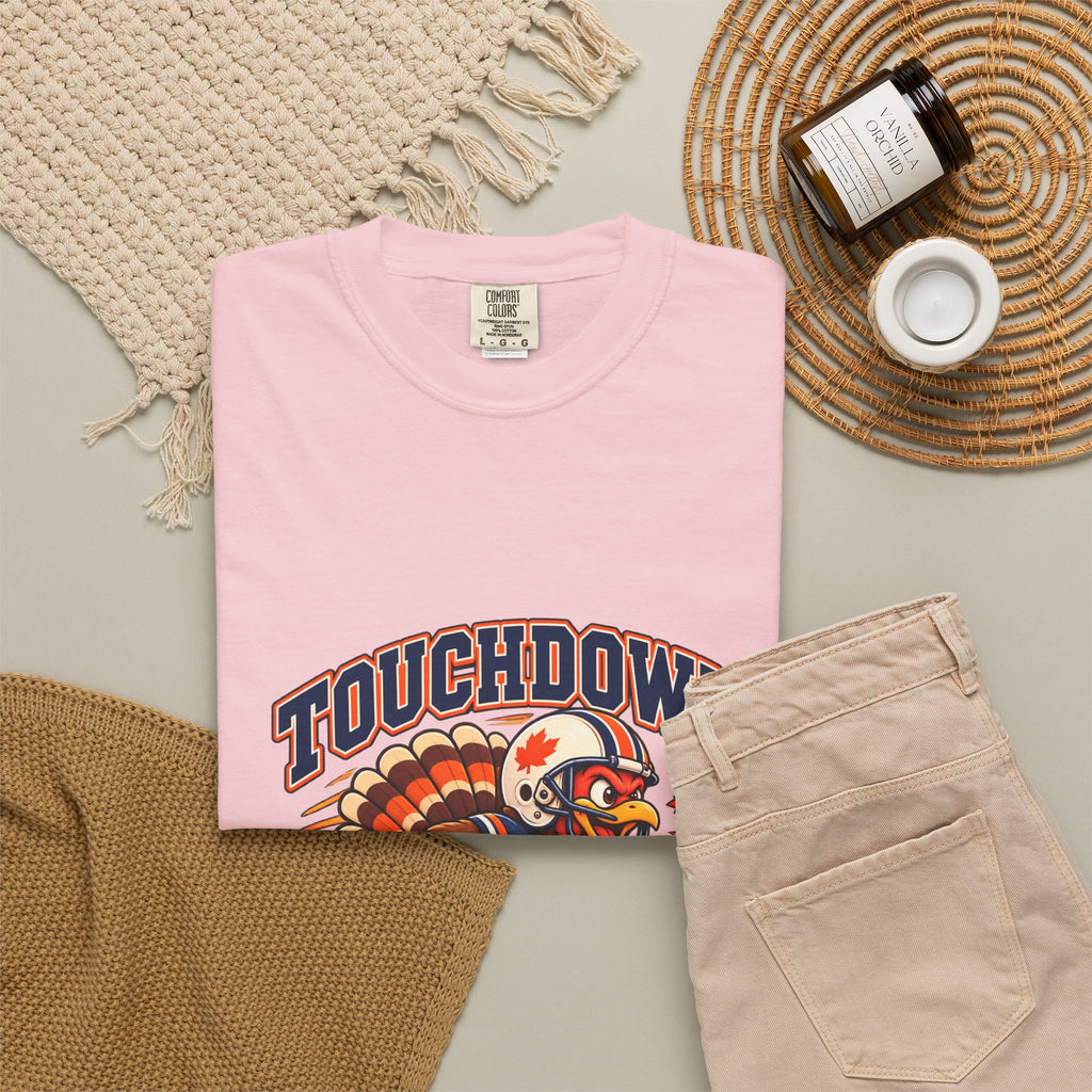Touchdown Turkey Day T-shirt | Football Turkey Thanksgiving Tee